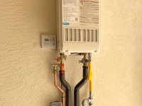 Noritz tankless water heater installation