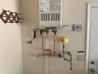 tankless water heater install