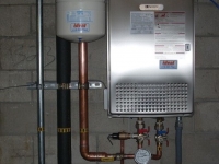Noritz tankless water heater installation