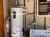 Gas tank water heater installation