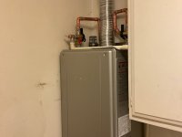 tankless water heater install