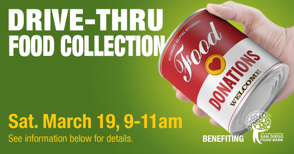 2022 Food Drive Benefiting San Diego Food Bank Ideal Service